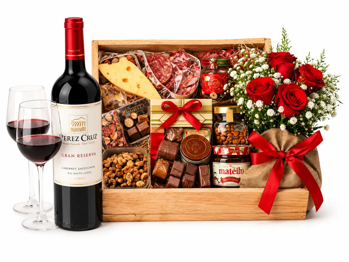 Kit Vinho & Taças