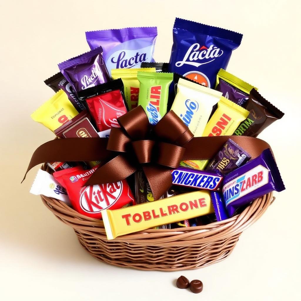 Cesta Só Chocolate
